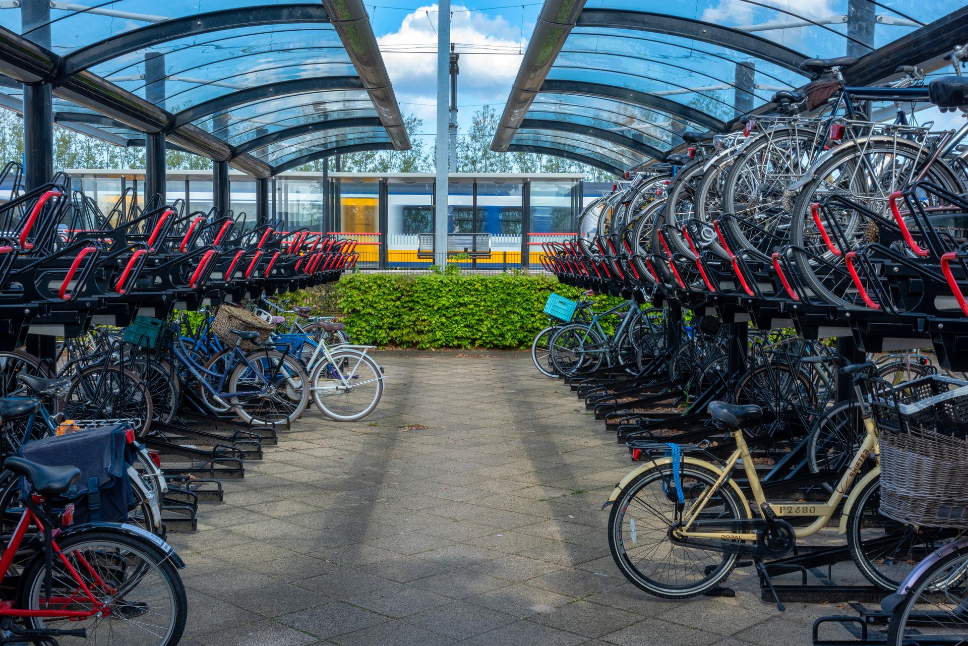 Fietsenstalling treinstation, Hillegom buitengebied